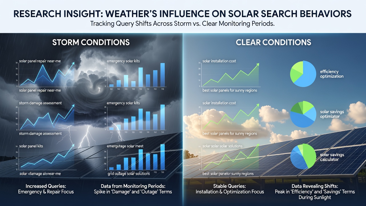 How Weather Patterns Influence Search Behaviors on Solar Resource Platforms