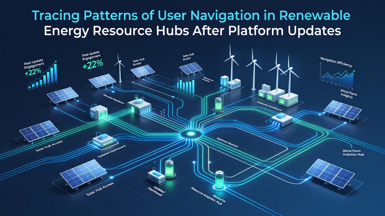 Tracing Patterns of User Navigation in Renewable Energy Resource Hubs After Platform Updates